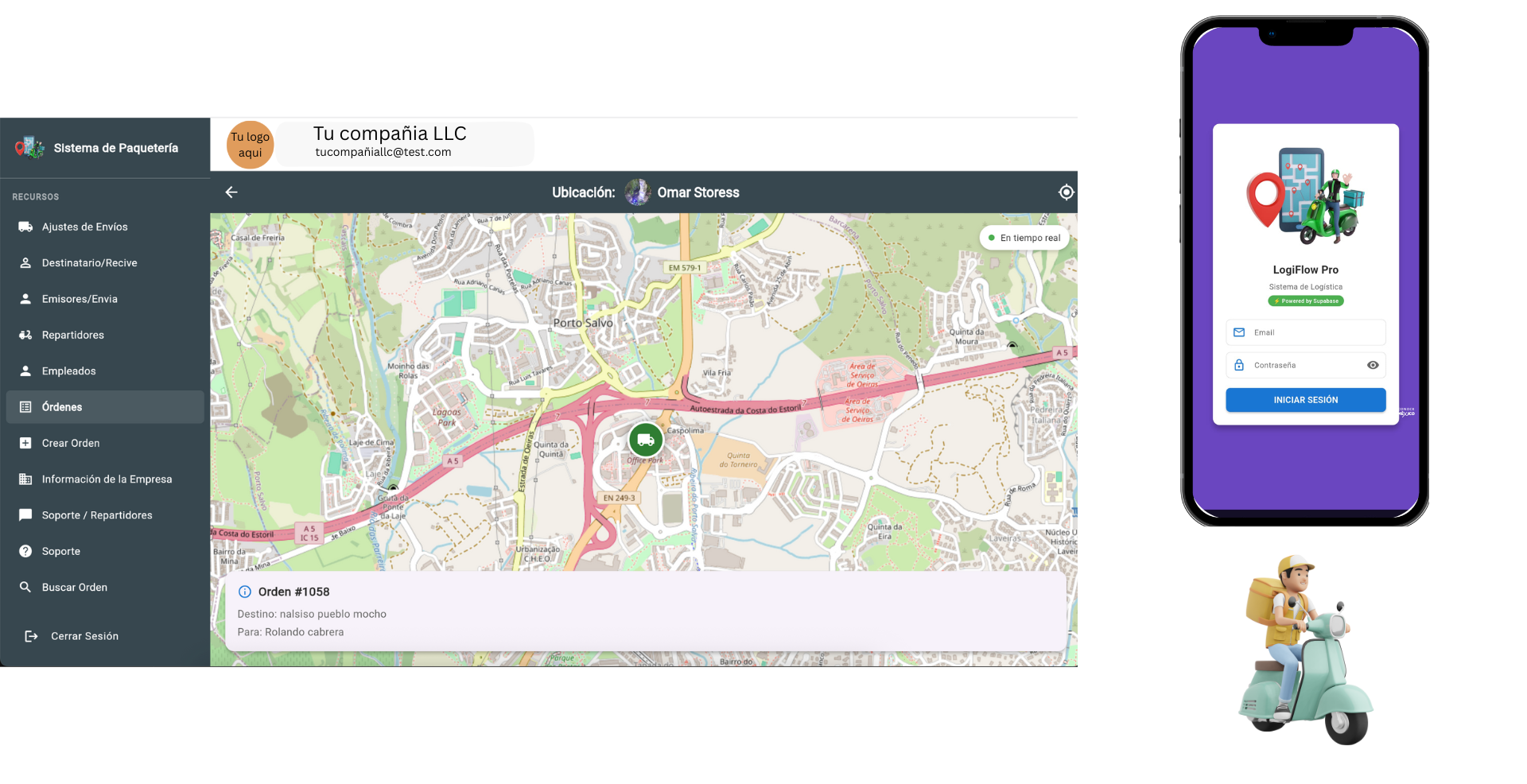 Dashboard LogiFlow Pro