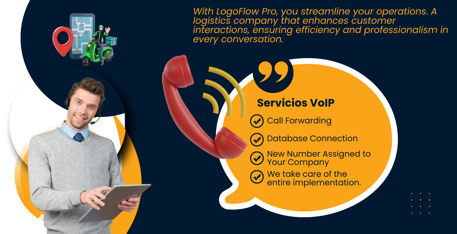 VoIP Integrado LogiFlow Pro